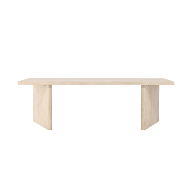 Skagen ruokapöytä 100x240 - sintrattu kivi / FSC 100% - KalusteDuo_Huonekaluliike_Ruokapöytä