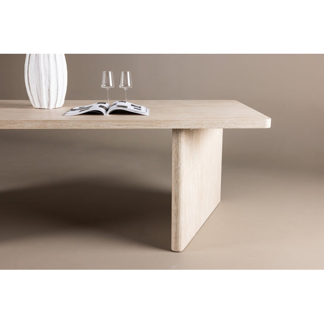 Skagen ruokapöytä 100x240 - sintrattu kivi / FSC 100% - KalusteDuo_Huonekaluliike_Ruokapöytä