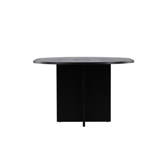 Strada ruokapöytä 120/170 x120x74 cm - musta / tammiviilu - KalusteDuo_Huonekaluliike_Ruokapöytä
