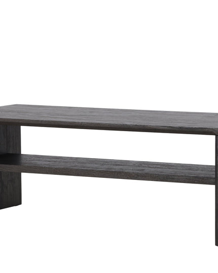 Telemarket sohvapöytä 110x50x38 cm - MDF ja musta 3D-paperi - KalusteDuo_Huonekaluliike_Pöytä