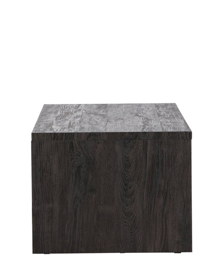 Telemarket sohvapöytä 110x50x38 cm - MDF ja musta 3D-paperi - KalusteDuo_Huonekaluliike_Pöytä