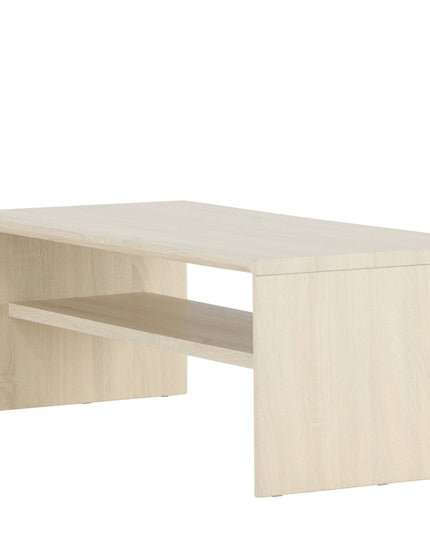 Telemarket sohvapöytä 110x50x38 cm - MDF ja valkolakattu 3D-paperi - KalusteDuo_Huonekaluliike_Pöytä