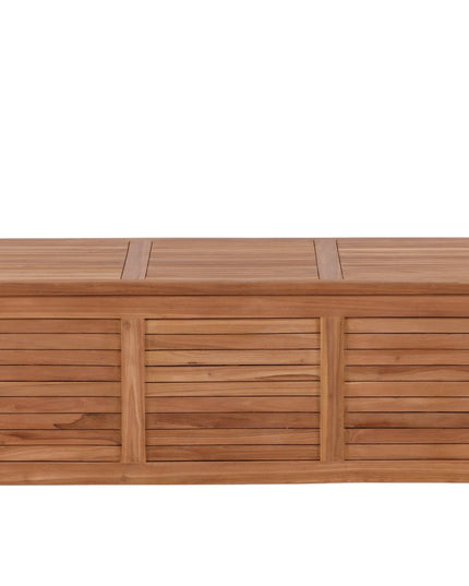 Trento pehmustelaatikko tiikki - luonnonvärinen / 70*130*46 - KalusteDuo_Huonekaluliike_Säilytyskaluste ulkokäyttöön