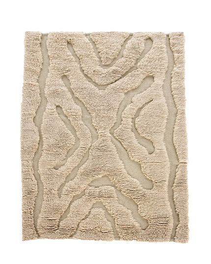 Trondheim x Josefin Lustig - matto - beige/valkoinen - villa - 170*240 - KalusteDuo_Huonekaluliike_Matto