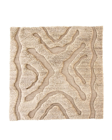 Trondheim x Josefin Lustig - matto - beige/valkoinen - villa - 400*400 - KalusteDuo_Huonekaluliike_Matto