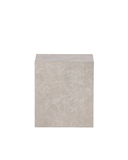 York korkea sohvapöytä - beige / marmorinvärinen MDF - KalusteDuo_Huonekaluliike_Pöytä