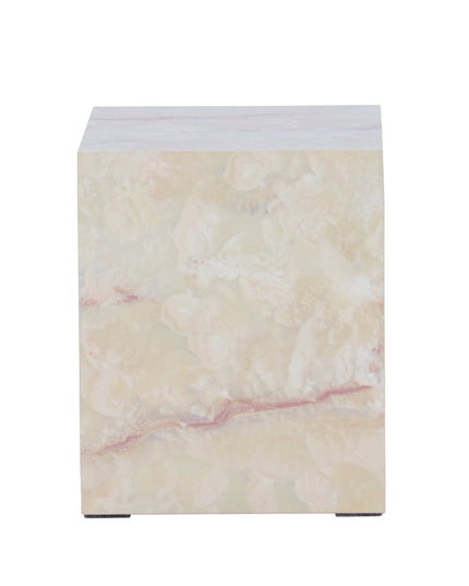 York sivupöytä 30x35x25 cm - beige kivenvärinen - KalusteDuo_Huonekaluliike_Pöytä