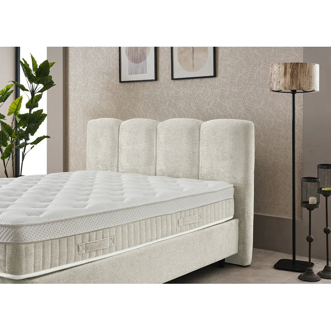Zen Harmony jenkkisänky – 160 - 180x200 cm - beige tai harmaa - KalusteDuo_Huonekaluliike_Jenkkisänky